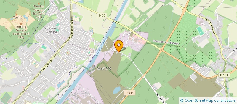 localisation de l'entreprise FIBAR  ESCAUTPONT