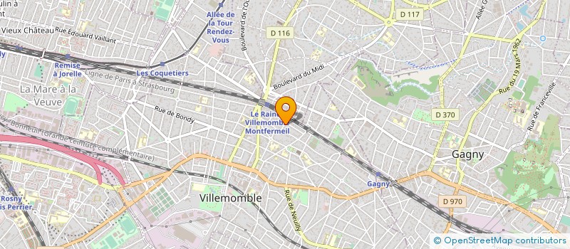 localisation de l'entreprise FIBCOM à VILLEMOMBLE