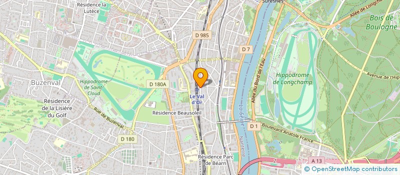 localisation de l'entreprise FIBEN à SAINT-CLOUD