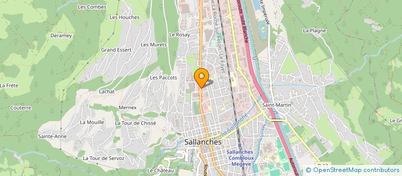 localisation de l'entreprise FIBER  SALLANCHES