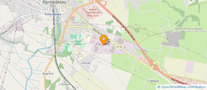 localisation de l'entreprise FIBER à PONTCHATEAU