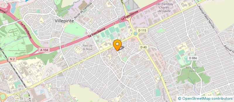 localisation de l'entreprise FIBER ACADEMY à AULNAY-SOUS-BOIS