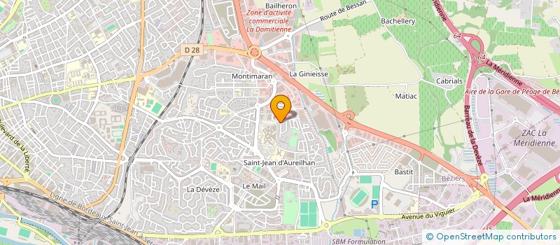 localisation de l'entreprise FIBER CONNECTING PEOPLE  BEZIERS