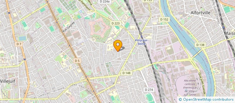 localisation de l'entreprise FIBER KINEX  VITRY-SUR-SEINE