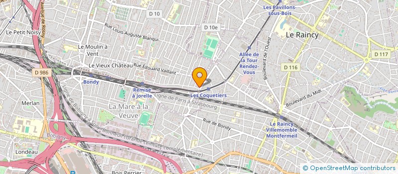 localisation de l'entreprise FIBER NETWORKING  BONDY