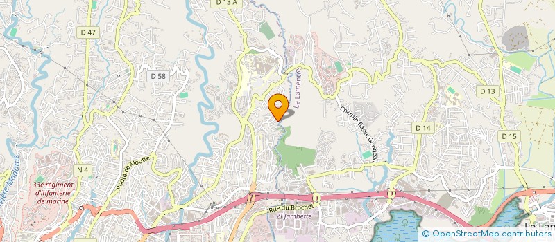 localisation de l'entreprise FIBER ONE CARAIBES  FORT-DE-FRANCE