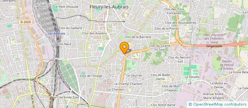localisation de l'entreprise FIBER WORLD CONSULTING à ORLEANS