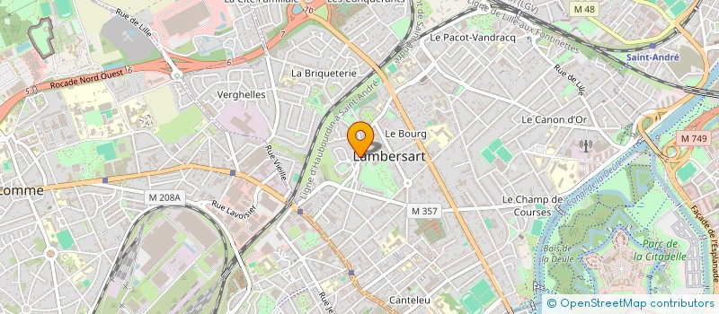 localisation de l'entreprise FIBERDECK à LAMBERSART