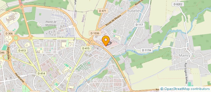 localisation de l'entreprise FIBERECO CONNECT à MELUN