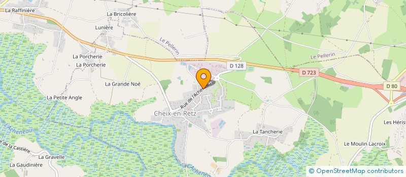 localisation de l'entreprise FIBERMEN  CHEIX-EN-RETZ