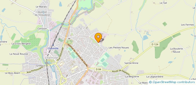 localisation de l'entreprise FIBERTEX NONWOVENS à CHEMILLE-EN-ANJOU