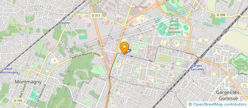 localisation de l'entreprise FIBI à SARCELLES
