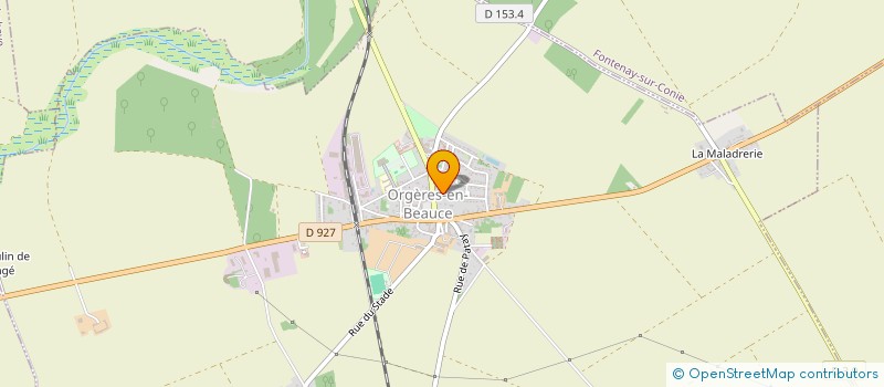localisation de l'entreprise FIBK à ORGERES-EN-BEAUCE