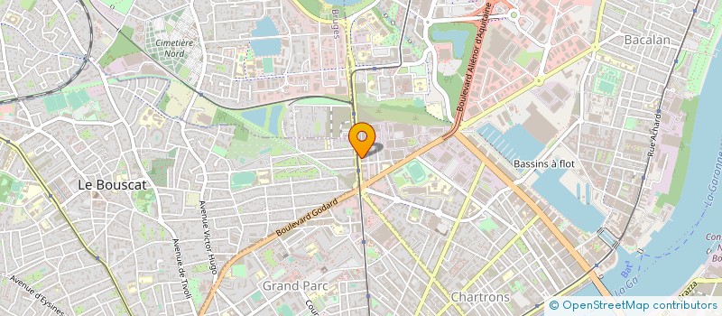 localisation de l'entreprise FIBOIS NOUVELLE AQUITAINE à BORDEAUX