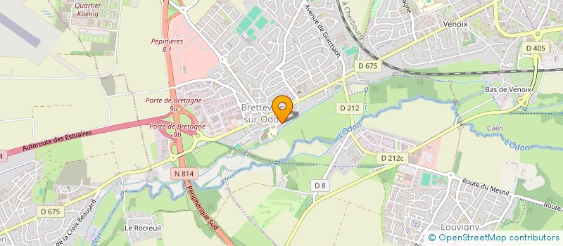 localisation de l'entreprise FIBOS à BRETTEVILLE-SUR-ODON