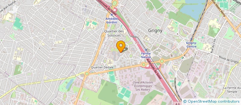 localisation de l'entreprise FIBR'ACCESS à GRIGNY