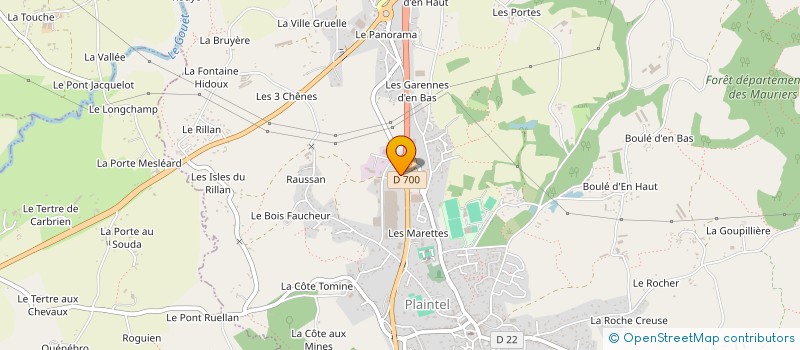 localisation de l'entreprise FIBR'ARMOR  PLAINTEL