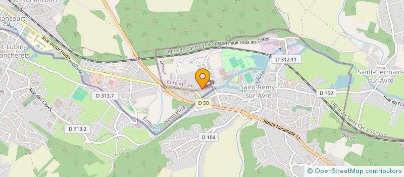 localisation de l'entreprise FIBR O SOLAIRE à SAINT-REMY-SUR-AVRE