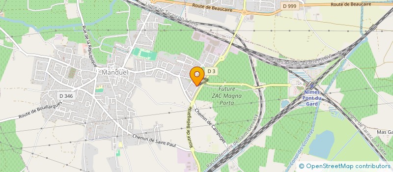 localisation de l'entreprise FIBRA NET  NIMES