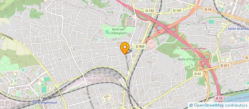 localisation de l'entreprise FIBRADEM à ARGENTEUIL