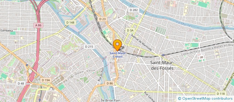 localisation de l'entreprise FIBRADOM à SAINT-MAUR-DES-FOSSES