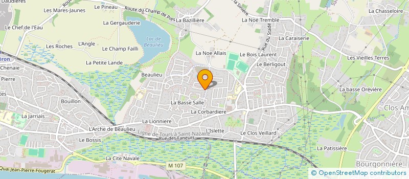 localisation de l'entreprise FIBRE ACCES à COUERON