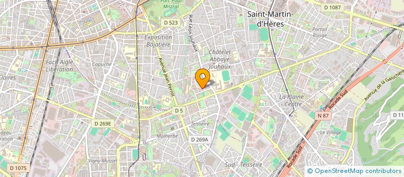 localisation de l'entreprise FIBRE ACTION à GRENOBLE
