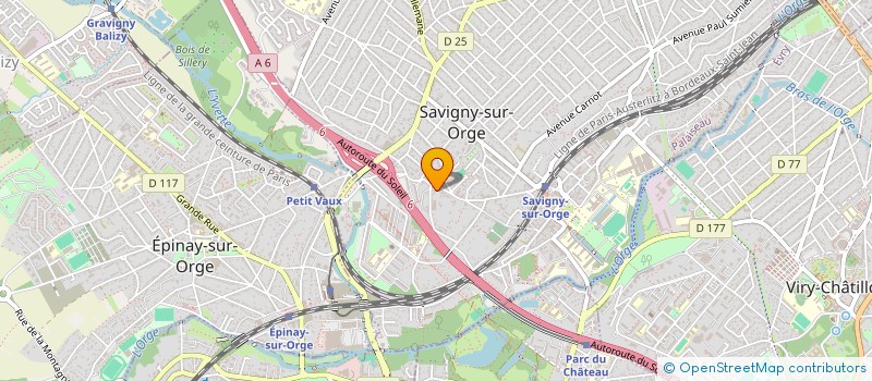 localisation de l'entreprise FIBRE ACTIVE à SAVIGNY-SUR-ORGE