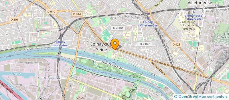 localisation de l'entreprise FIBRE AS à EPINAY-SUR-SEINE