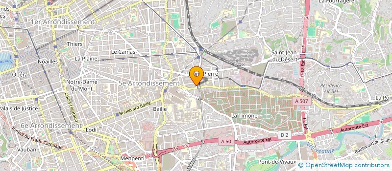 localisation de l'entreprise FIBRE COULEURS à MARSEILLE