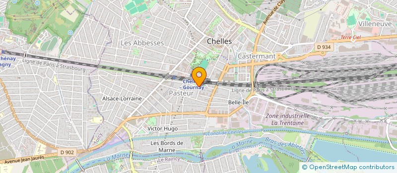 localisation de l'entreprise FIBRE.ELEC.TEC à CHELLES