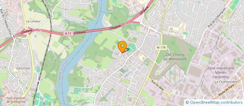 localisation de l'entreprise FIBRE ELITE RUNNING à NANTES