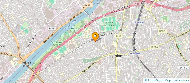 localisation de l'entreprise FIBRE HARMONIE à COLOMBES