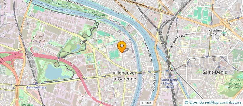 localisation de l'entreprise FIBRE HD à VILLENEUVE-LA-GARENNE