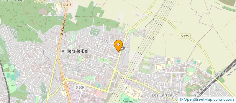 localisation de l'entreprise FIBRE INFO  VILLIERS-LE-BEL