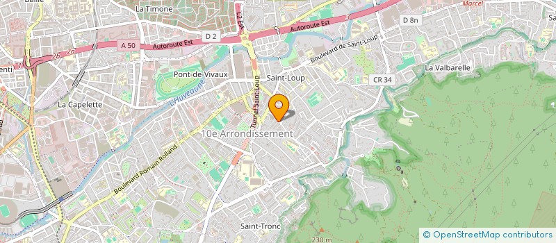 localisation de l'entreprise FIBRE INFRA 13 à MARSEILLE