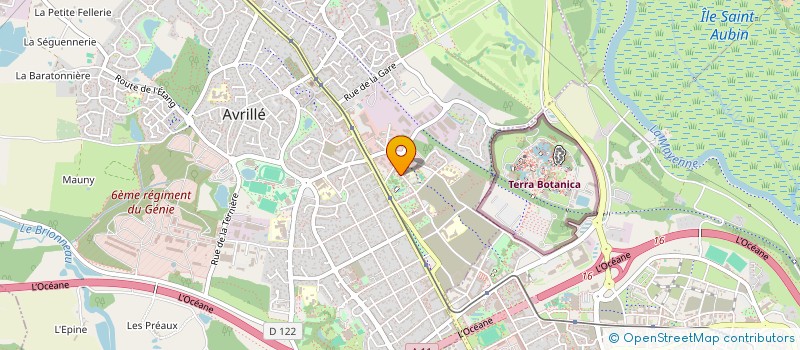 localisation de l'entreprise FIBRE INNOV  AVRILLE