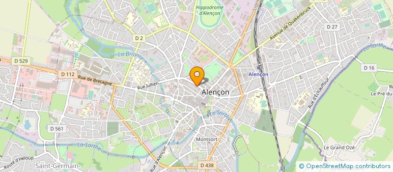 localisation de l'entreprise FIBRE MULTIMEDIA à ALENCON