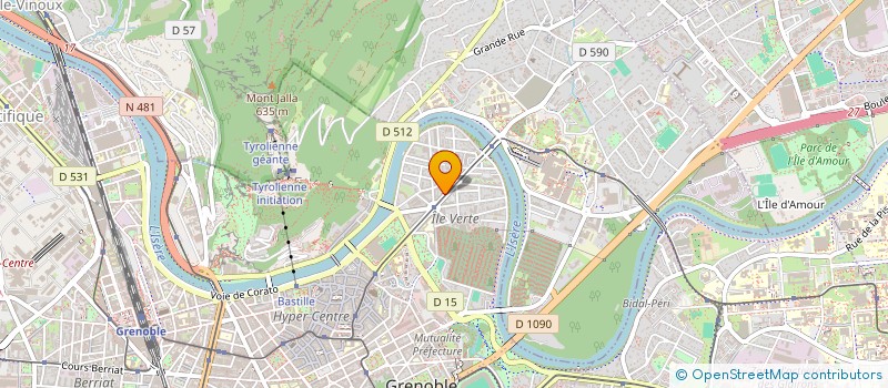 localisation de l'entreprise FIBRE OPTIQUE à GRENOBLE