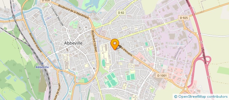 localisation de l'entreprise FIBRE OPTIQUE RESEAU TELECOM GLOBAL à ABBEVILLE