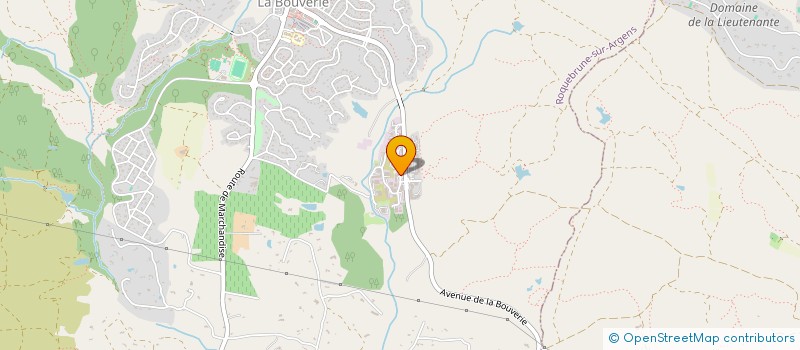 localisation de l'entreprise FIBRE OPTIQUE RESEAUX TELECOM à ROQUEBRUNE-SUR-ARGENS