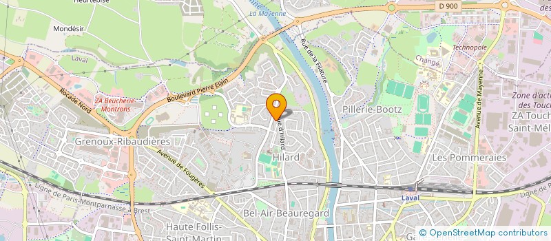 localisation de l'entreprise FIBRE PLUS à LAVAL