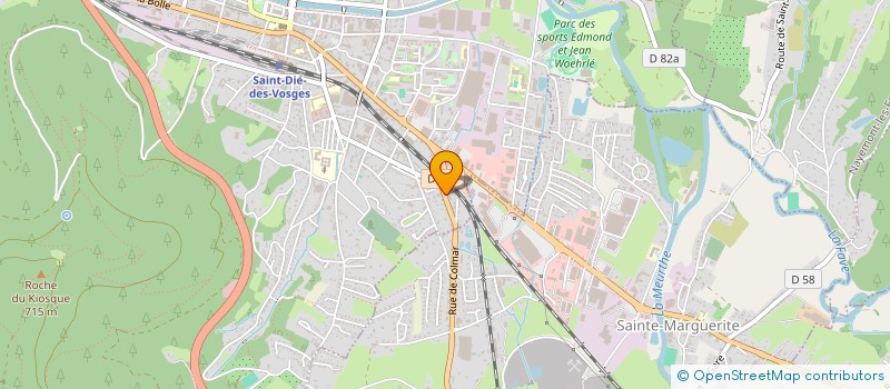localisation de l'entreprise FIBRE PREMIUM à SAINT-DIE-DES-VOSGES