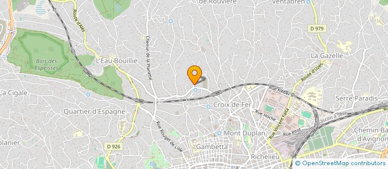 localisation de l'entreprise FIBRE ROUGE  NIMES