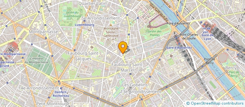 localisation de l'entreprise FIBRE VEGETALE  PARIS