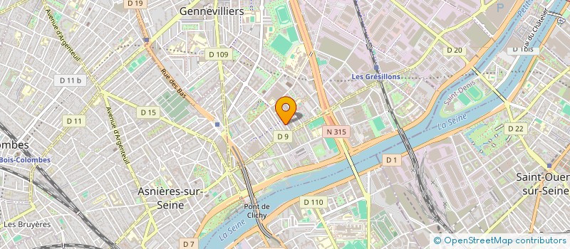 localisation de l'entreprise FIBREAUTO à GENNEVILLIERS