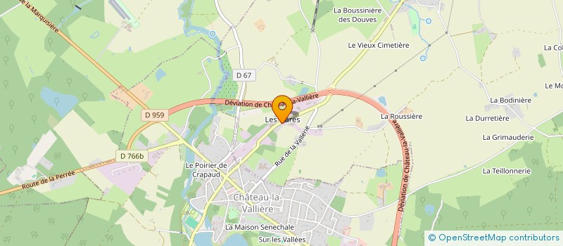 localisation de l'entreprise FIBRERIES DE TOURAINE à COUESMES