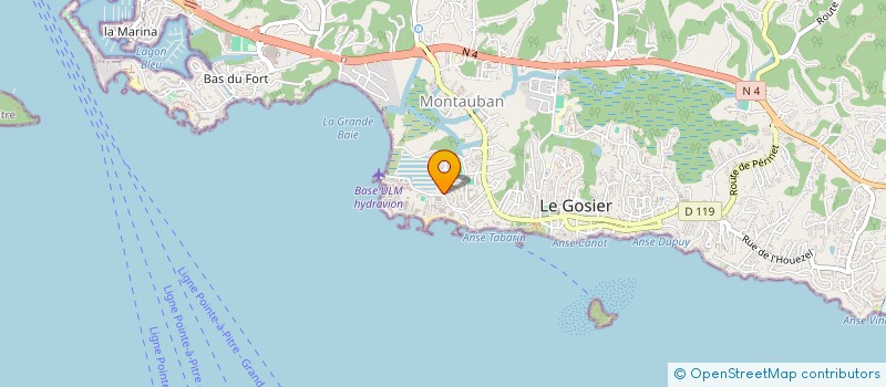 localisation de l'entreprise FIBRES & ACTIONS à LE GOSIER