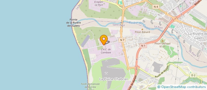 localisation de l'entreprise FIBRES SAS à SAINT-PAUL