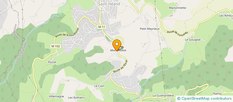 localisation de l'entreprise FIBRES TELEPHONIE VIDEO ELECTRICITE  SAINT-HEAND